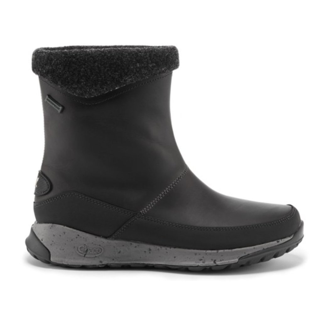 Chaco Women's Black and Gray Insulated Ankle Booties